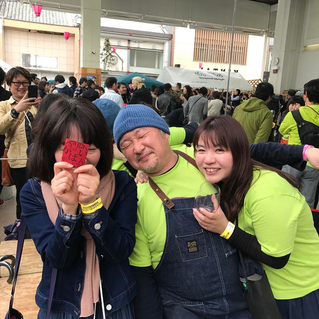 佐賀でのイベント、アニキのプライベートショット！