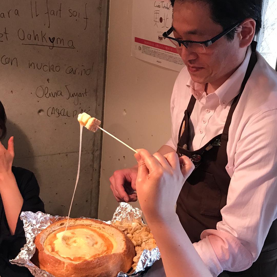 チーズをチーズフォンデュ？！