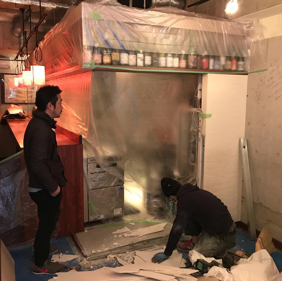 工事1日目、解体#イルフェソワフ#リニューアル