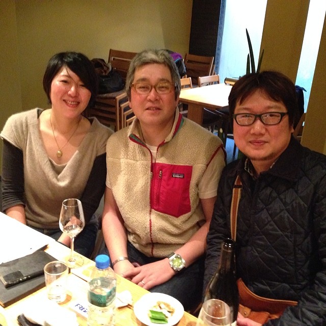 山梨でワインを作ってらっしゃる金井夫妻。いやー刺激を受けますな